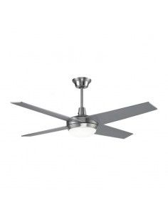 VENTILADOR DE TECHO CUATRO ASPAS GRIS