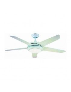 VENTILADOR DE TECHO CINCO ASPAS BLANCO