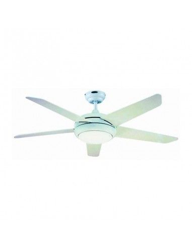 VENTILADOR DE TECHO CINCO ASPAS BLANCO