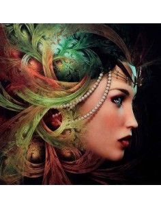 CUADRO APAISADO CON IMAGEN DE ROSTRO DE MUJER 2
