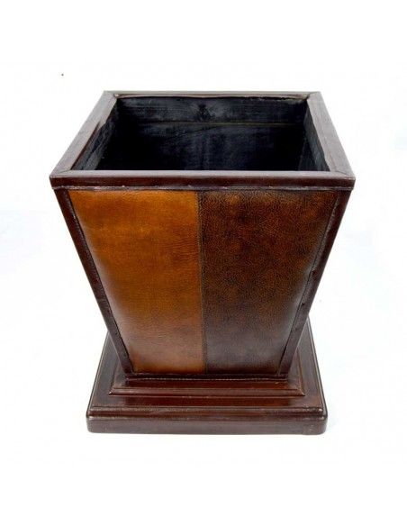 BAUL-PUFF POLIPIEL MARRON