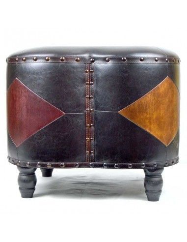 PUFF POLIPIEL NEGRO