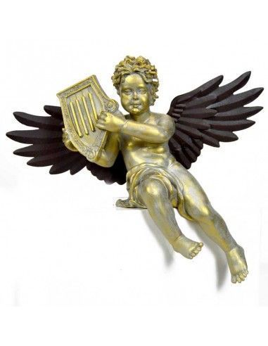 FIGURA DE ANGEL CON ARPA