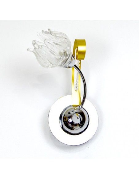 APLIQUE DE PARED TULIPA FLOR