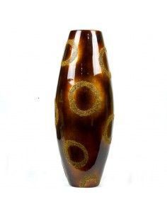 JARRON MARRON Y DORADO 2