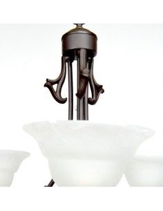 LAMPARA DE TECHO DE TRES RUSTICA 2