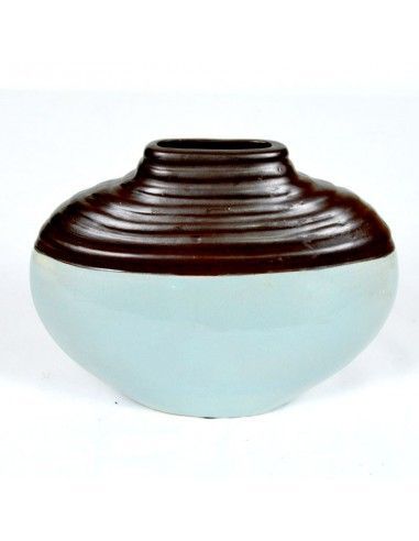 JARRON DE CERAMICA CELESTE
