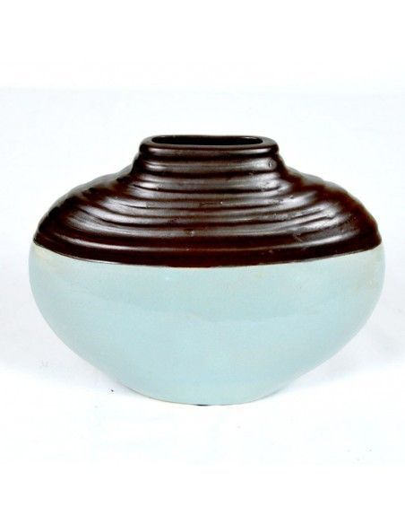 JARRON DE CERAMICA CELESTE