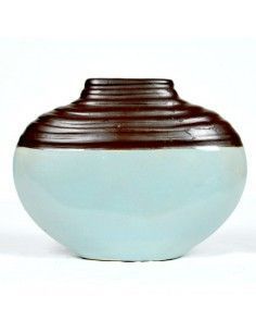 JARRON DE CERAMICA CELESTE