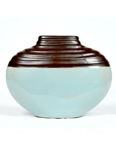 JARRON DE CERAMICA CELESTE