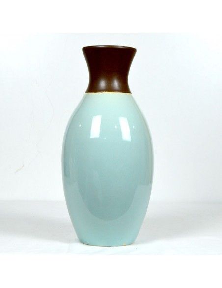 JARRON DE CERAMICA CELESTE