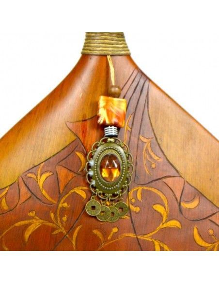 JARRON DE MADERA MARRON