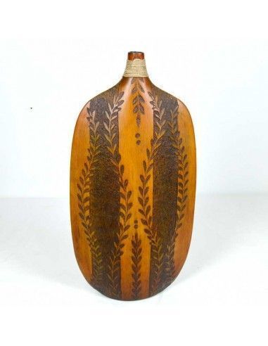 JARRON DE MADERA MARRON
