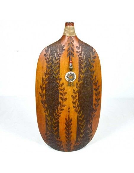 JARRON DE MADERA MARRON
