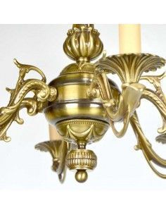 LAMPARA DE TECHO HORLANDESA DE VELA 2