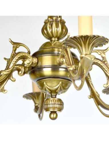 LAMPARA DE TECHO HORLANDESA DE VELA