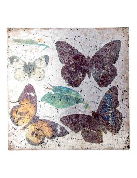 PAREJA DE CUADROS DE MARIPOSAS