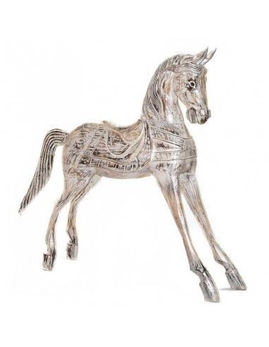 FIGURA DE CABALLO DE MADERA