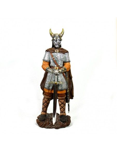 FIGURA DE VIKINGO CON ESPADA