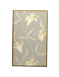 CUADRO DE FLORES EN RELIEVE