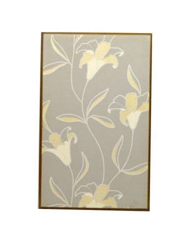 CUADRO DE FLORES EN RELIEVE
