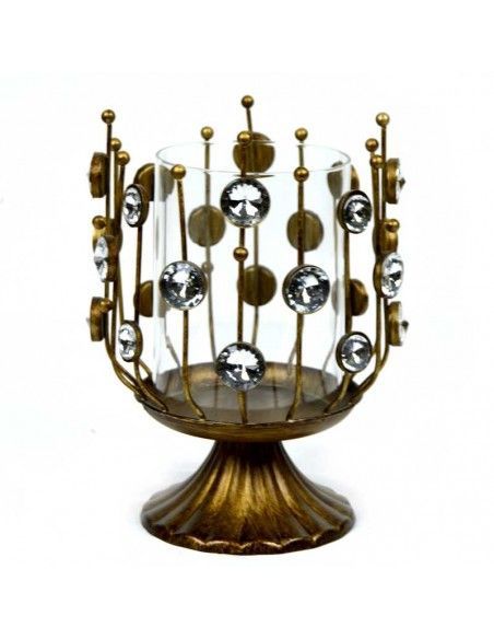 PORTAVELA DORADO DE FORJA