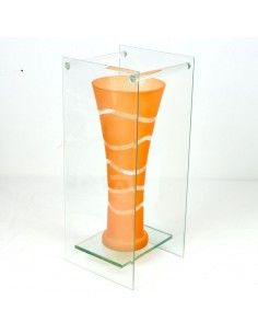 JARRON NARANJA DE CRISTAL 2
