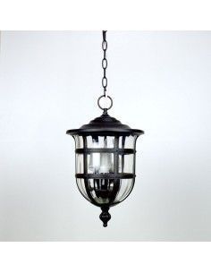 COLGANTE DE TECHO EXTERIOR NEGRO-ORO