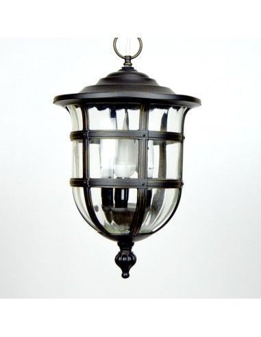 COLGANTE DE TECHO EXTERIOR NEGRO-ORO
