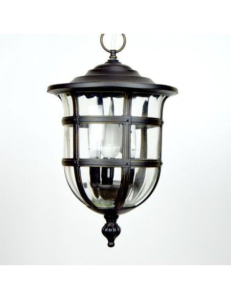 COLGANTE DE TECHO EXTERIOR NEGRO-ORO