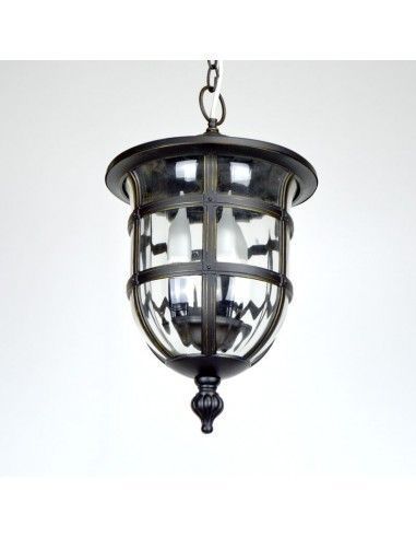 COLGANTE DE TECHO EXTERIOR NEGRO-ORO