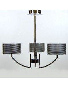LAMPARA DE TECHO MODERNA BRILLO DE TRES