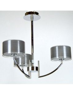LAMPARA DE TECHO MODERNA BRILLO DE TRES 2