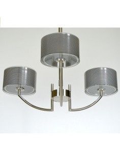 LAMPARA DE TECHO MODERNA MATE DE TRES 2