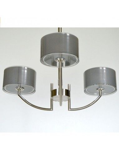 LAMPARA DE TECHO MODERNA MATE DE TRES