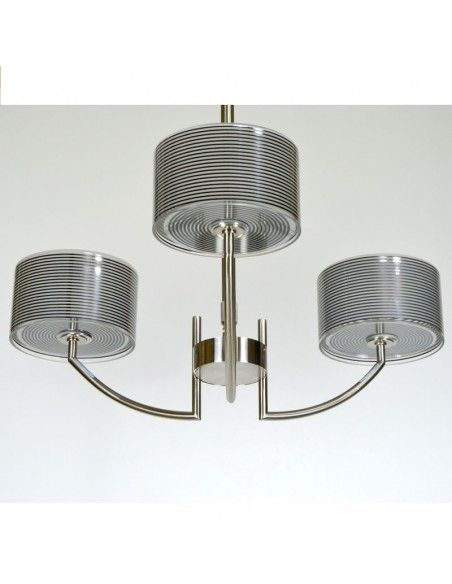 LAMPARA DE TECHO MODERNA MATE DE TRES