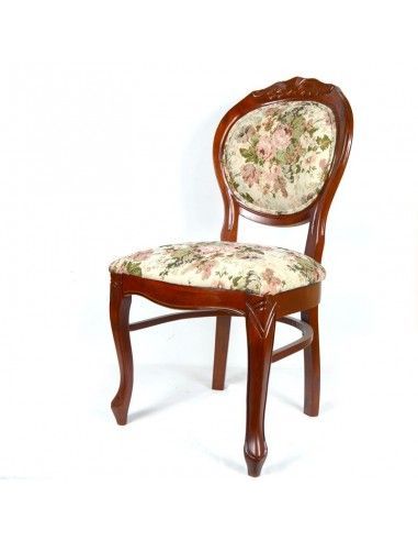 PAREJA DE SILLA CLASICA DE FLORES