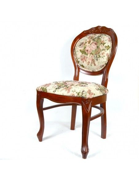 PAREJA DE SILLA CLASICA DE FLORES