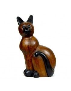 FIGURA GATO DE MADERA