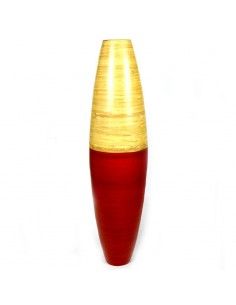JARRON DE PIE ROJO - BEIGE