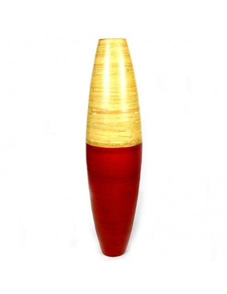JARRON DE PIE ROJO - BEIGE