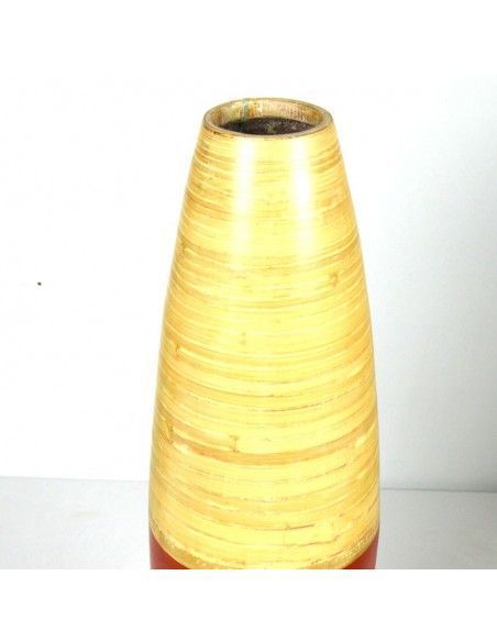 JARRON DE PIE ROJO - BEIGE