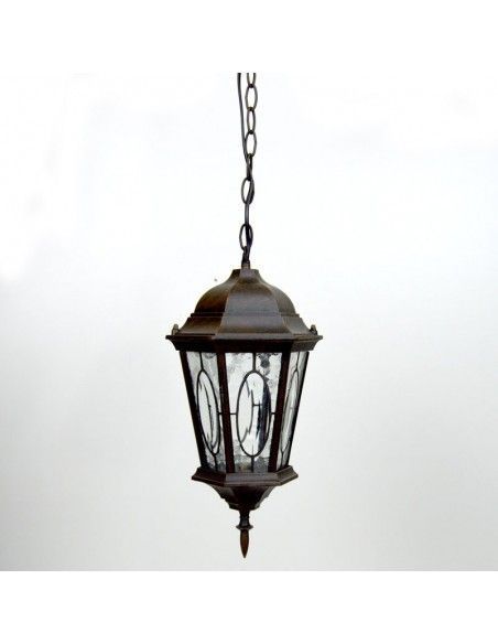 COLGANTE DE TECHO EXTERIOR MARRON