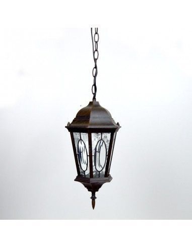 COLGANTE DE TECHO EXTERIOR MARRON