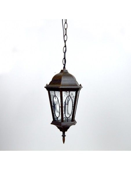 COLGANTE DE TECHO EXTERIOR MARRON