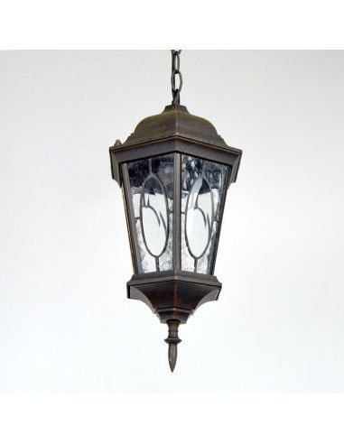 COLGANTE DE TECHO EXTERIOR MARRON