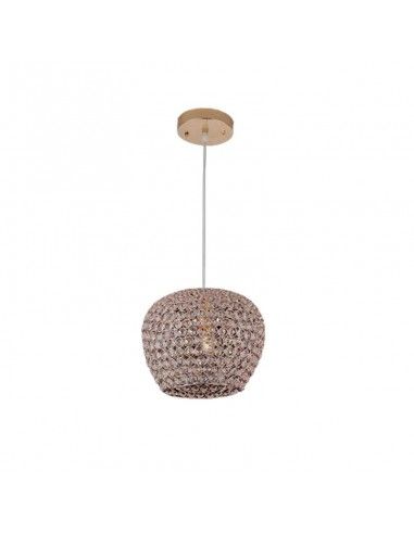COLGANTE DE TECHO COBRE - CRISTAL