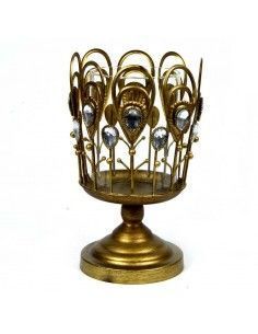 PORTAVELA DORADO DE FORJA