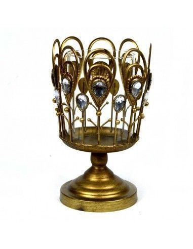 PORTAVELA DORADO DE FORJA