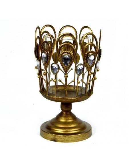 PORTAVELA DORADO DE FORJA